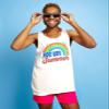 Tipsy Elves White Hot Boy Summer Tank Top - Men's Cut Size Medium view 3