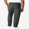 KingSize Men's Big & Tall Fleece Open-Bottom Sweatpants - 8XL, Heather Charcoal view 2