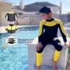 XUKER Kids Wetsuit for Boys Girls Toddlers, 3mm Wetsuit Back Zip Neoprene Thermal Full Body Wetsuits for Youth Teens Scuba Dive Swimming Boating Snorkeling view 2