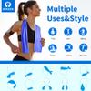 Sukeen Cooling Towel for Neck and Face (40"x12"), Microfiber Bulk Cooling Towels for Athletes Cooling Neck Wraps Instant Cooling Towels for Yoga,Gym,Golf,Running,Fitness and Workout view 4
