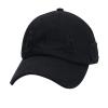 Classic Low Profile Patch Cotton Hat Men Women Distressed Baseball Cap Vintage Washed Dad Hat Unconstructed Plain Cap Black view 1