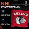 Northwest NHL Decorative Pillows- Enhance Your Space with Woven Throw Pillows - 14" x 14" - Playing Field at Your Home (Chicago Blackhawks - Red) view 2