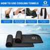 Sukeen Cooling Towel for Neck and Face (40"x12"), Microfiber Bulk Cooling Towels for Athletes Cooling Neck Wraps Instant Cooling Towels for Yoga,Gym,Golf,Running,Fitness and Workout view 3