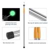 SANLIKE Telescoping Tarp Pole Adjustable Tent Poles, 33"-86.6" Thickened Tube Collapsible Stainless Steel Canopy Poles for Camping Backpacking Hiking Awning Sun Sails Outdoor Sports, Set of 2 view 2