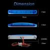 8Pcs Blue Marine Boat Lights,12V Waterproof Utility Led Interior Lights For Boat Deck Courtesy Transom Cockpit Light, Yacht Fishing Pontoon Boat Sailboat Kayak Bass Boat Vessel 12V view 2