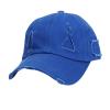 Classic Low Profile Patch Cotton Hat Men Women Distressed Baseball Cap Vintage Washed Dad Hat Unconstructed Plain Cap Pink view 4