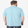 KingSize Men's Big & Tall Shrink-Less Classic Cotton Polo Shirt - 4XL, Ice Blue view 2