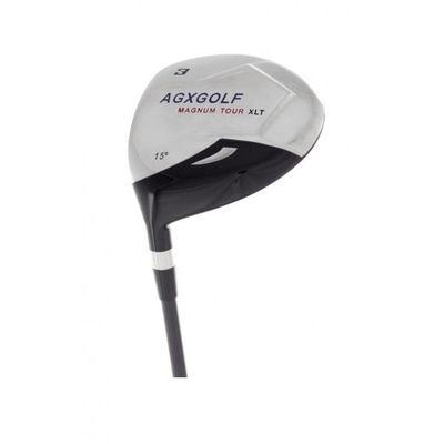 AGXGOLF Ladies Left Hand XLT #3 Fairay Wood + Head Cover, 15 Degree: Petite Length; USA