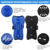 3 Pairs Youth Soccer Shin Guards - Impact Resistant Kids Soccer Shin Guards + 3 Pairs Long Soccer Socks - Flexible Football Shin Pads Shin Protectors for 6-15 Years Old Boys Girls Children Teenagers view 2