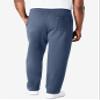 KingSize Men's Big & Tall Fleece Open-Bottom Sweatpants - 8XL, Heather Slate Blue view 2