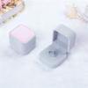 TheDisplayGuys - Plush Velvet Jewelry Earrings Box w/Hinged Snap Lid (Grey Pink) - for Gifting, Organzing, Displaying, Shipping view 2