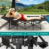 LILYPELLE Folding Camping Cot, Extra Wide Heavy Duty Sleeping Cots with Carry Bag, Double Layer Oxford Portable Travel Camp Cots for Home, Office Nap and Outdoor Beach view 4