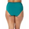Anne Cole Plus Size Convertible High-Low Shirred Bottoms Ocean Green 20W view 2