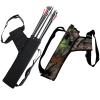 OBTOUTDOOR 3 Tubes Arrow Quiver Adjustable Black Camouflage Archery Bow Quiver Arrow Holder for Adults Bow Hunting Target Shooting (Black) view 1