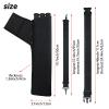 OBTOUTDOOR 3 Tubes Arrow Quiver Adjustable Black Camouflage Archery Bow Quiver Arrow Holder for Adults Bow Hunting Target Shooting (Black) view 2