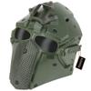 Helmet Mode Airsoft Mask with Goggles Side Rails and NVG Bracket Full Face Protection Full Face Mask view 1