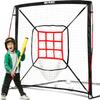 Baseball Net - Pitching Net/Hitting Net Batting Practice, Training Tools - Baseball Gifts for Kids, Children & Teens,Black view 1