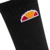 ellesse Unisex Tisbi Socks Socks, Black, 12-14 view 3