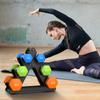 3 Tier Weight Rack for Dumbbells - Compact Weight Holder Small Dumbbell Rack Stand Only Works for Dumbbells 1-15 LBS, Metal Weights Organizer Designed for Child Women Home Gym Exercise view 2