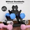 3 Tier Weight Rack for Dumbbells - Compact Weight Holder Small Dumbbell Rack Stand Only Works for Dumbbells 1-15 LBS, Metal Weights Organizer Designed for Child Women Home Gym Exercise view 3