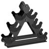 3 Tier Weight Rack for Dumbbells - Compact Weight Holder Small Dumbbell Rack Stand Only Works for Dumbbells 1-15 LBS, Metal Weights Organizer Designed for Child Women Home Gym Exercise view 4