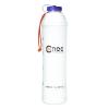 Cnoc Outdoors Vesica Collapsible Water Bottle 1 Liter Green, 42mm wide Mouth Thread, Packs Down Small when Empty, Perfect for Travel and Hiking view 1