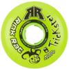 Rink Rat Roller Hockey Wheel 68mm 76a Trickster Green Inline Indoor - Single Wheel view 1