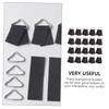 BESPORTBLE 20sets Metal Trampoline Triangle Buckles Webbing Replacement Trampoline for Outdoor Activities Sturdy Structure for Enhanced Jumping Power view 2