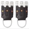 CHALLENGER Horse Set of 2 Brown Leather Western English 3 Buckle Girth Converter 403GC04BR view 1