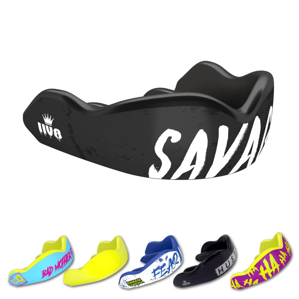 DAMAGE CONTROL High-Impact Mouth Guard  Sports Mouthguard for Boxing, Football, Hockey, Lacrose & Basketball, Protects Teeth & Jaw, Protective Mouthpiece for Adults & Youth (Adult, Came From Nothing)