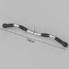 DYK&NX Curl Pulldown Bar Down Pulley Bar Grip, Rubber Grip LAT Pull Down Cable Attachment with Snap Hook Carabiner, for Arm Strength Training Combinations view 4