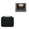 BoxWave Case Compatible with Laizeske DR789 - Hard Shell Briefcase, Slim Messenger Bag Briefcase Cover Side Pockets - Jet Black view 1