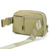 ODODOS Unisex Mini Belt Bag with Adjustable Strap Small Fanny Pack for Workout Running Traveling Hiking, Khaki Green view 4
