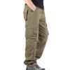 Men's Outdoor Military Cargo Trousers Lightweight Multi Pocket Hiking Pants Wild Army Combat Tactical Pant (Yellow 1,29) view 3