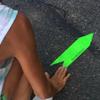 RouteArrows Roll of 50 Arrow Stickers (Green) Hi-Viz Removable Eco-Friendly Directional Arrows for Outdoor Pavement Stress Free Route Marking Perfect for 5k 10k Make Participants Feel Safe & Happy view 2