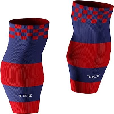 Tekkerz Leg Sleeves - Small, Medium, Extra Long (Checkered Red/Blue, Medium)