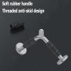 DYK&NX Handle Tricep V Shaped Press Down Bar, Tricep V Bar Pull Down Machine Cable Attachment with Rubber for Home Gym Strength Workout view 2