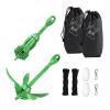 Alpinista Kayak Anchor, 3.5 lb Paddle Board Anchor Kit with 40 ft Marine Rope for Kayak, Canoes, SUP, Fishing, and Paddleboard Accessories view 1