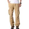 Men's Outdoor Military Cargo Trousers Lightweight Multi Pocket Hiking Pants Wild Army Combat Tactical Pant (Khaki 2,40) view 1