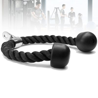 DYK&NX Triceps Pulldown Rope Attachment, 28 Inch Nylon Triceps Rope Pull Down Rope for Tricep Extensions, Pull Downs, Workout Resistance Training