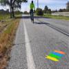 RouteArrows Roll of 50 Arrow Stickers (Yellow) Hi-Viz Removable Eco-Friendly Directional Arrows for Outdoor Pavement Stress Free Route Marking Perfect for 5k 10k Make Participants Feel Safe & Happy view 4