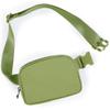 ODODOS Unisex Mini Belt Bag with Adjustable Strap Small Fanny Pack for Workout Running Traveling Hiking, Olive view 1