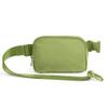 ODODOS Unisex Mini Belt Bag with Adjustable Strap Small Fanny Pack for Workout Running Traveling Hiking, Olive view 3