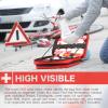 WYNEX Tactical Molle Admin Pouch of Laser Cut Design, Utility Pouches Molle Attachment Military Medical EMT Organizer with Map Pocket EDC EMT Pack IFAK Tool Holder Universal U.S.A Patch Included Red view 2