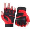 AOKID Sports Gloves Half Finger MTB Bike Cycling Gloves Flexible for Climbing Red M view 2