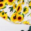 Toddler Baby Girls Bohemian Dress Summer Floral Printed Halter Sleeveless Elastic Beach Sundress Sling Dresses (White-a, 5 Years) view 4