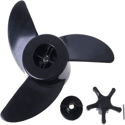 3 Blades Motor Boat Propellers Electric Engine Outboard Fit For Haibo ET34 ET44 ET54