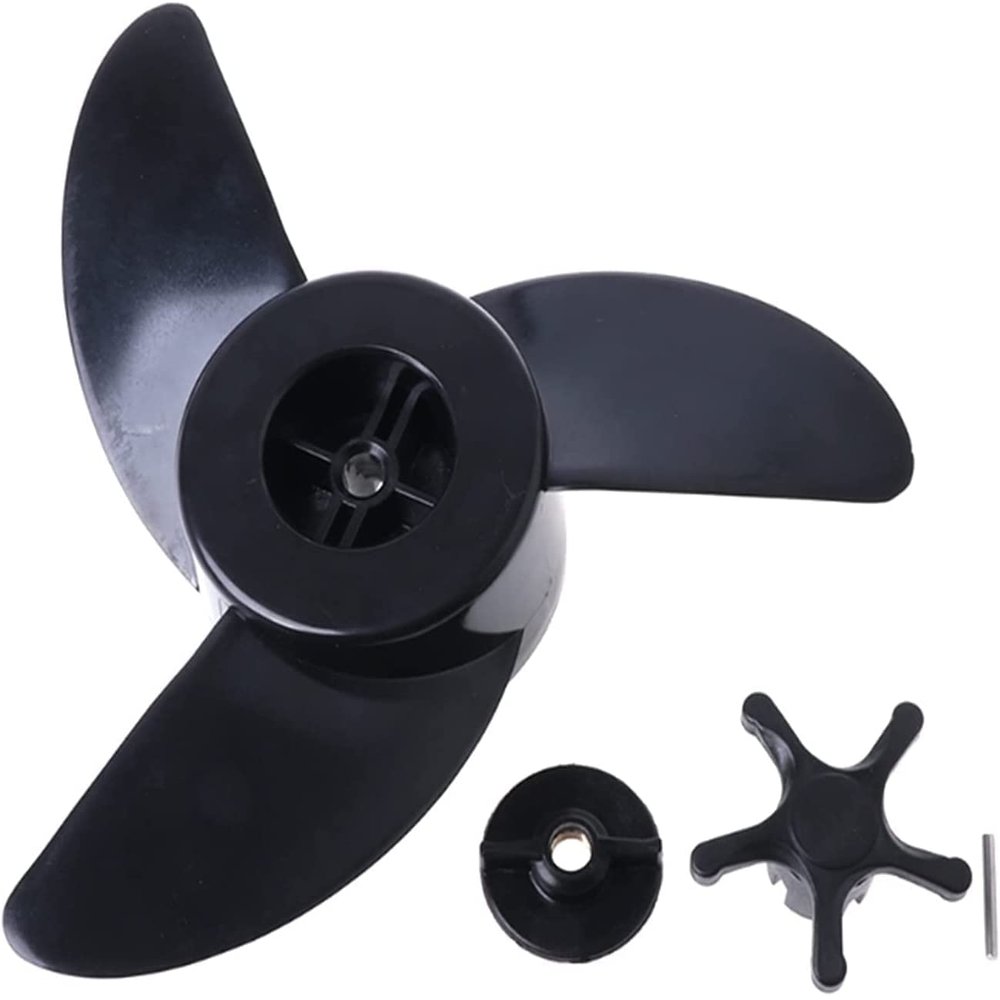 3 Blades Motor Boat Propellers Electric Engine Outboard Fit For Haibo ET34 ET44 ET54