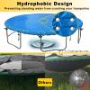 SIHAIAN 10 Ft Trampoline Cover 8-16 Ft Trampoline Winter Cover, Easy to Install Trampoline Protective Cover, Waterproof Trampoline Covers, Anti-UV, Snow, Dust-Proof Trampoline Weather Cover Blue view 4