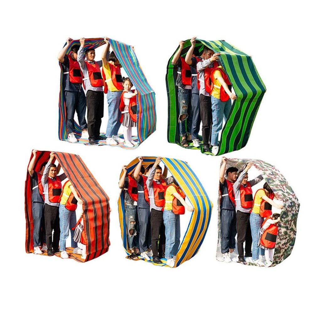 5PCS Teamwork Games Playing Run Mat Kids Adult Teamwork Outdoor Carnival Field Day Fun Running Game with Storage Bag (Size : Kids-8M//26FT)